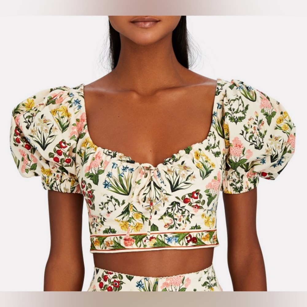 NWT XL Agua by Agua Bendita PALMAROSA MAGDALENA AMANECER crop top
